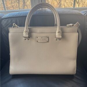 Kate Spade Light Gray Satchel